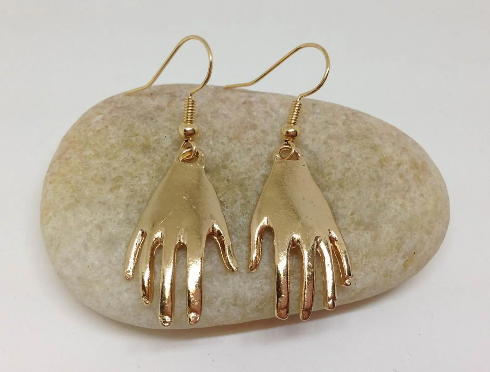 Hand Earrings, STATEMENT EARRINGS