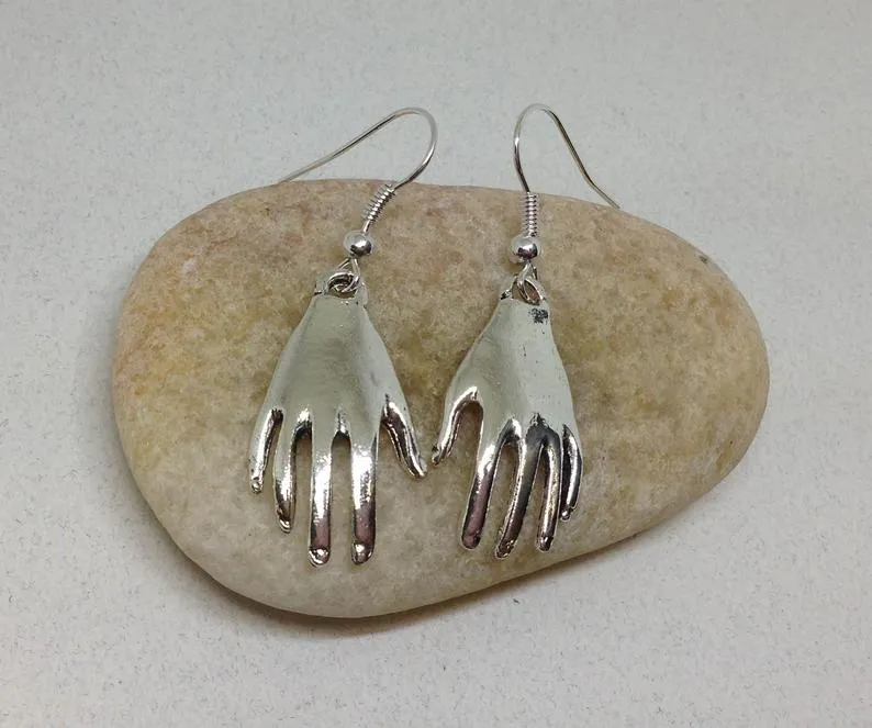 Hand Earrings, STATEMENT EARRINGS