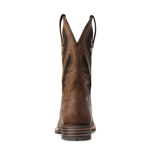 Hollistercomfortshoes Ariat Hybrid VentTEK Western Boot distressed tan 10031454 CLEARANCE