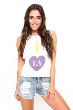 I Love LA Crop Tank by The Laundry Room - FINAL SALE