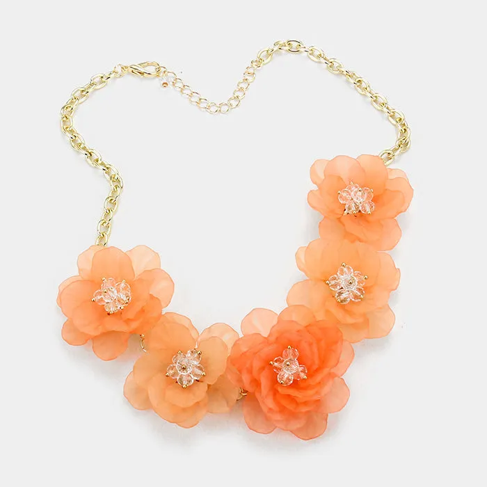 iLLASPARKZ Flower link necklace