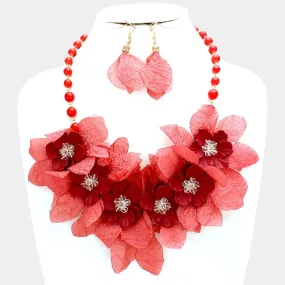 iLLASPARKZ Gradient flowers necklace