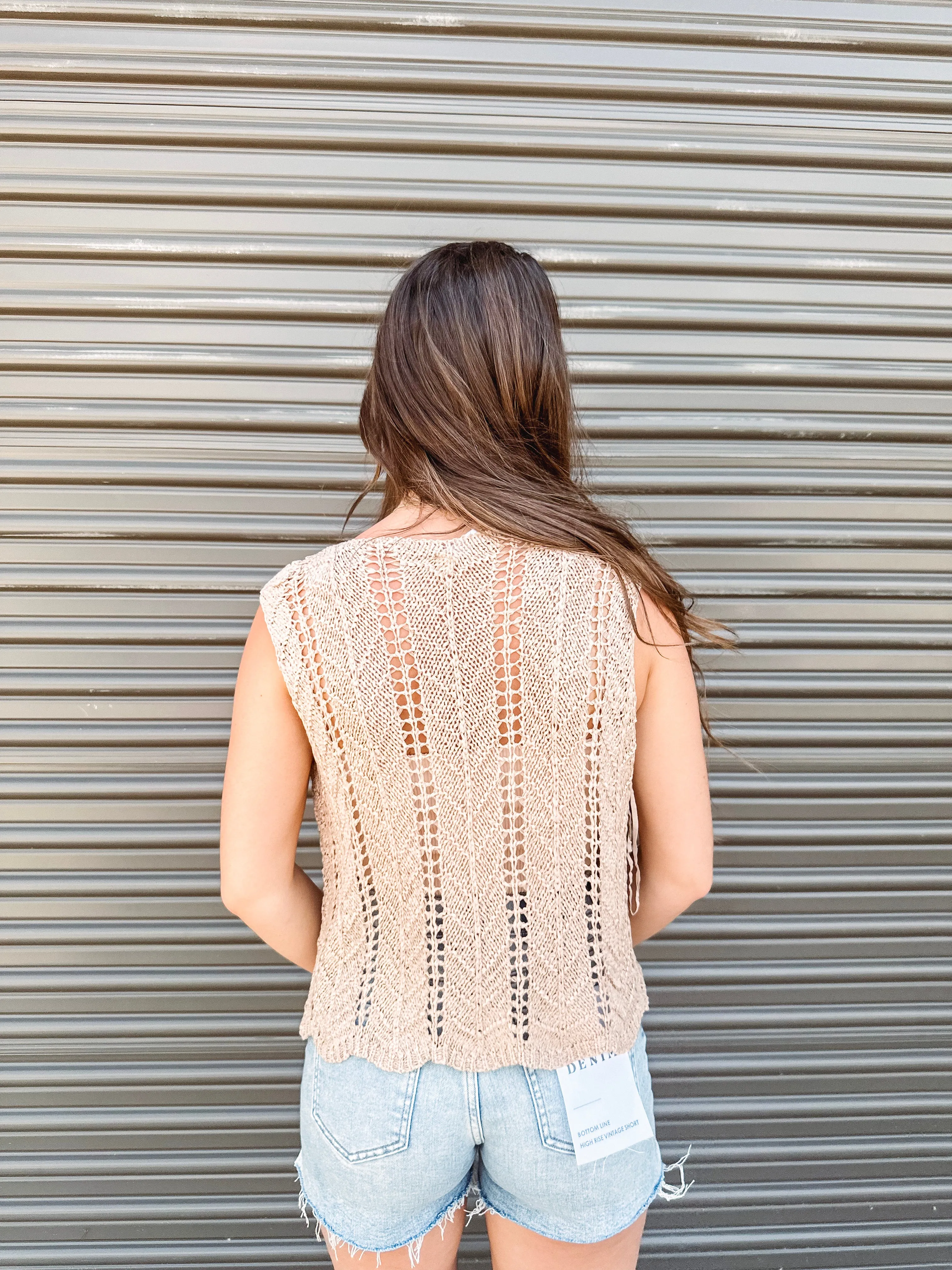 Inspired By You Crochet Tie Tank