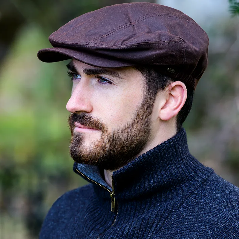 Irish Waxed Cotton Kerry Cap