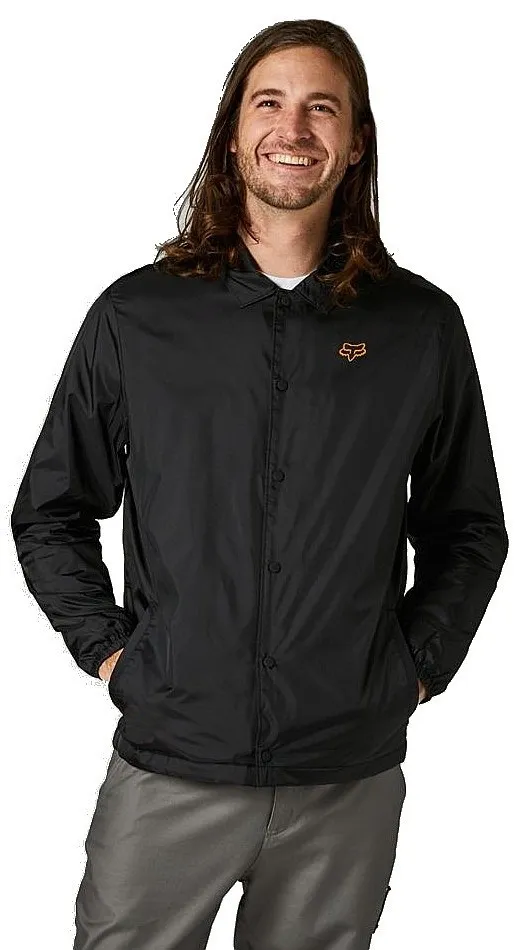 jacket Fox Hero Dirt Coaches - Black - men´s