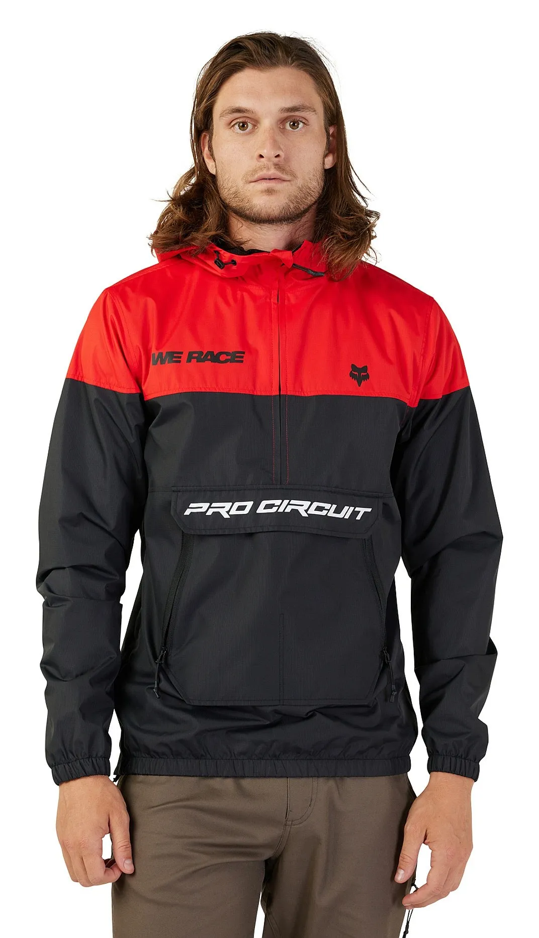 jacket Fox Pro Circuit Anorak - Black/Red - men´s