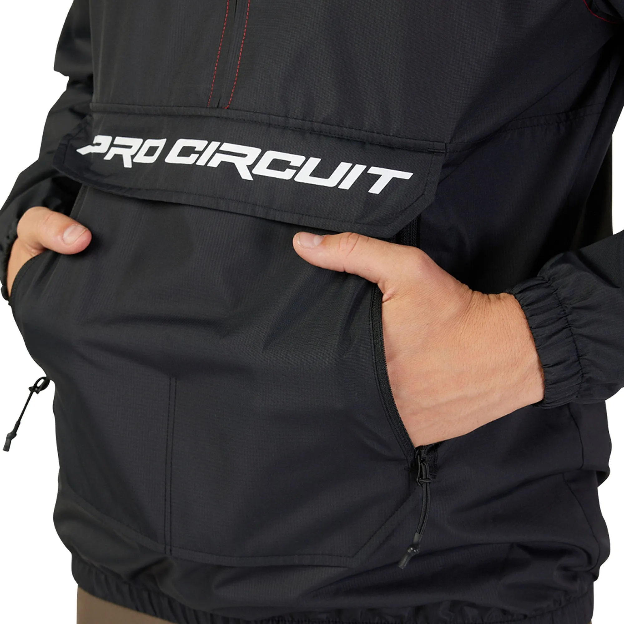 jacket Fox Pro Circuit Anorak - Black/Red - men´s