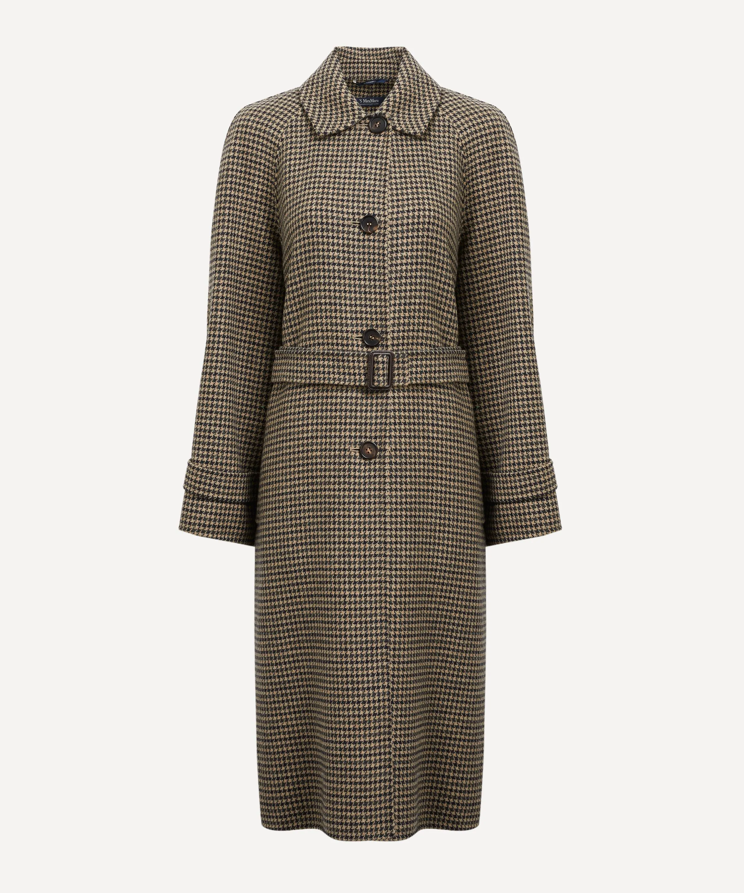 Kartal Houndstooth Wool Coat