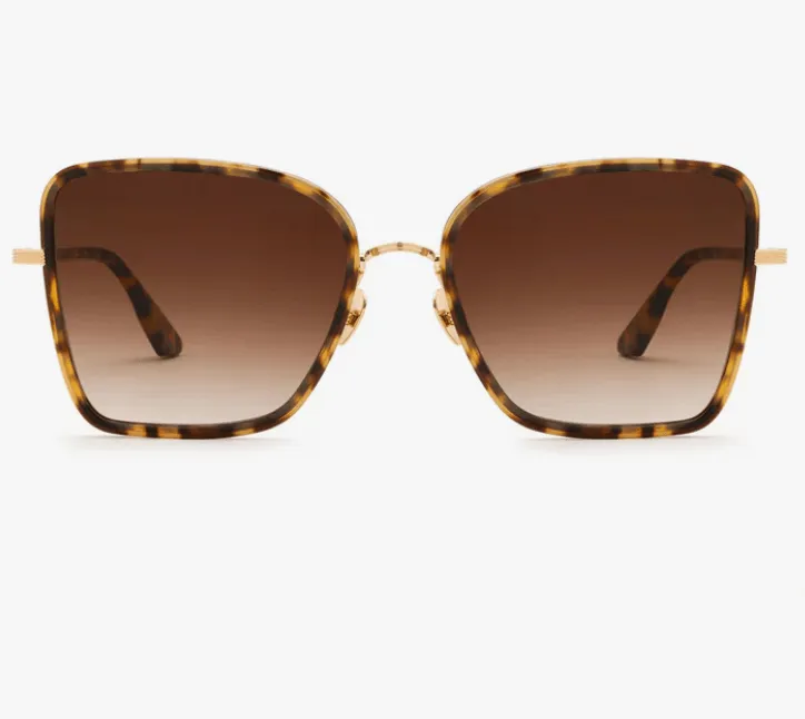 Krewe Jolene Glasses in Blonde Tortoise