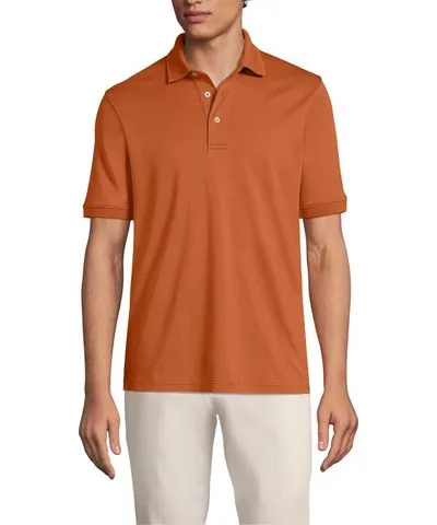 Lands' End Men's Short Sleeve Cotton Supima Polo Shirt