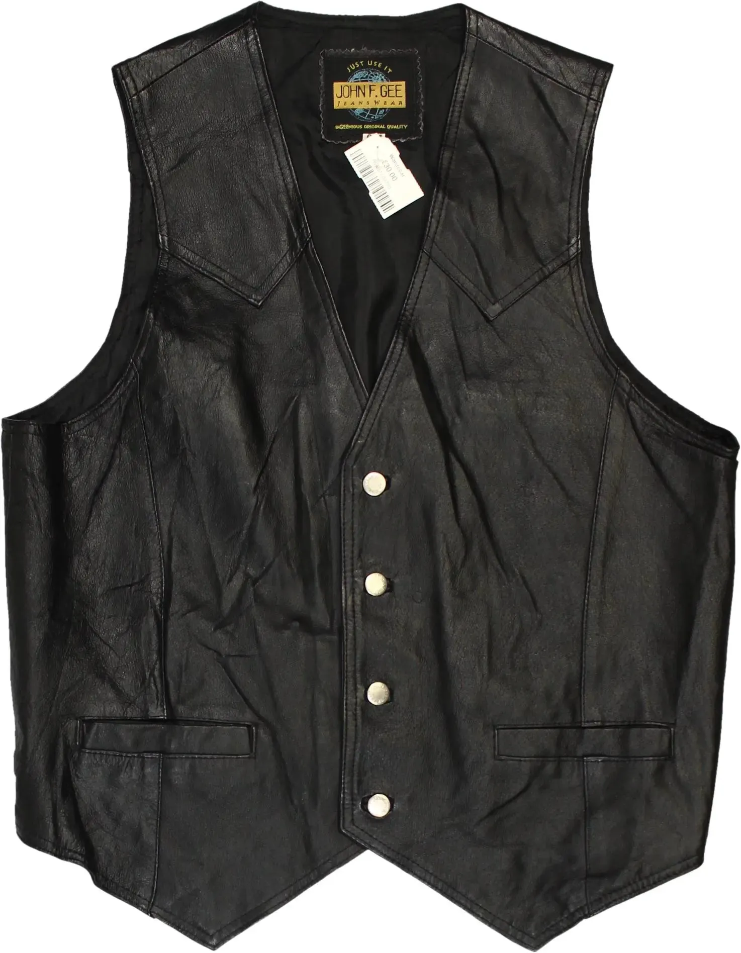 Leather Waistcoat | ThriftTale