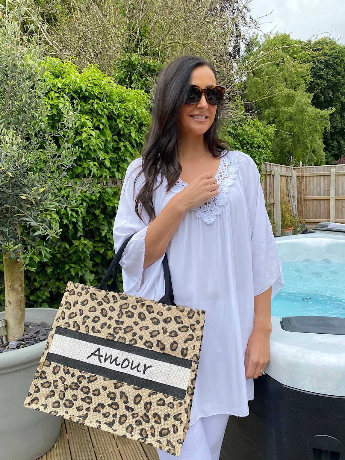 Leopard Amour Tote Bag