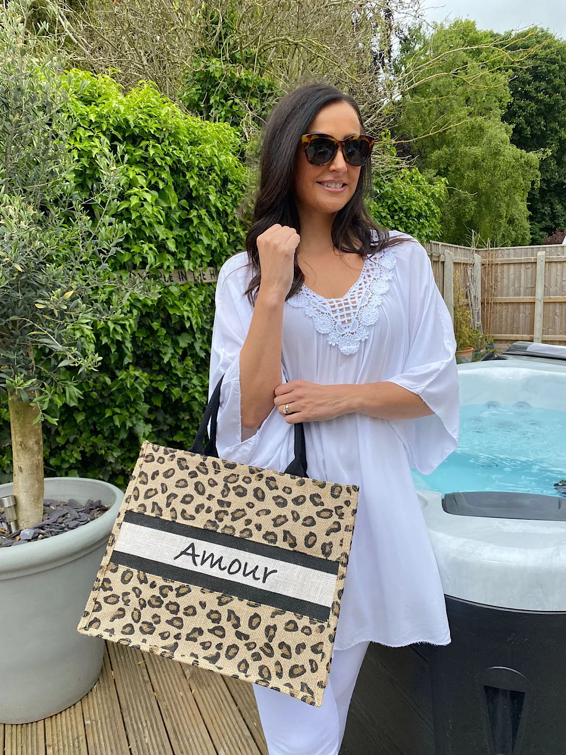 Leopard Amour Tote Bag