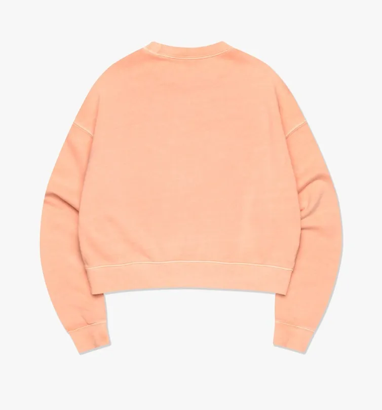 LMC  |Street Style Long Sleeves Plain Logo Cropped Tops