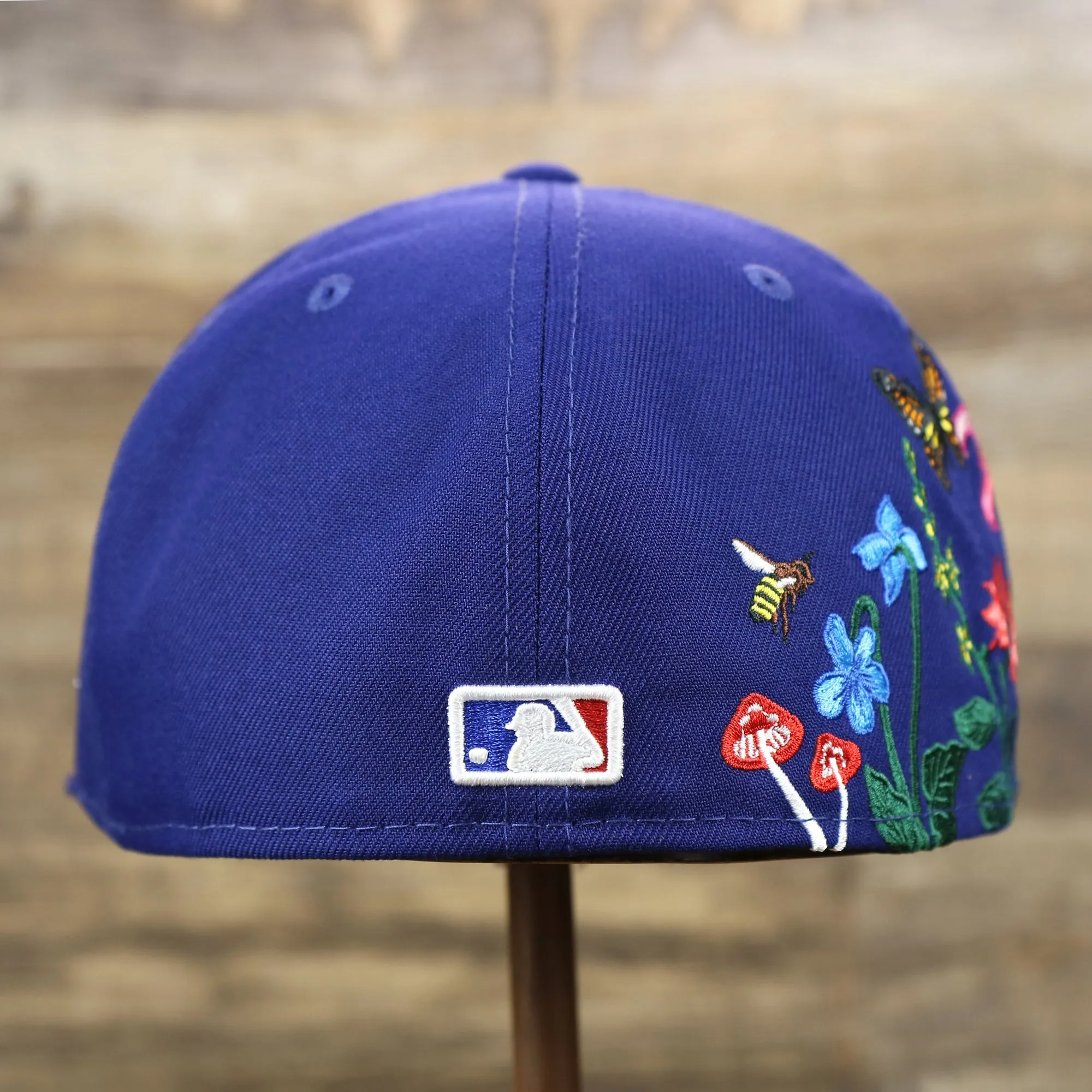 Los Angeles Dodgers Gray Bottom Bloom Spring Embroidery 59Fifty Fitted Cap | Royal Blue 59Fifty Cap