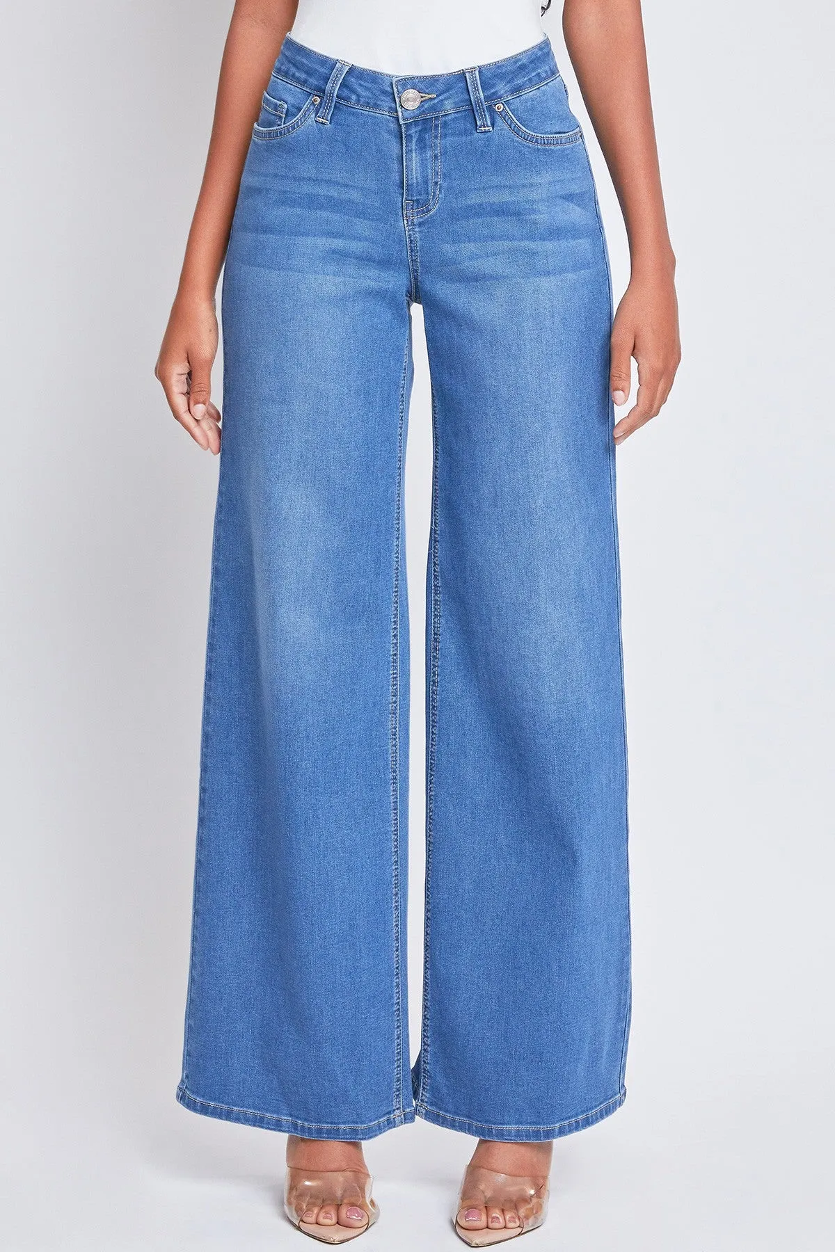 Low Rise Wide Leg Jeans