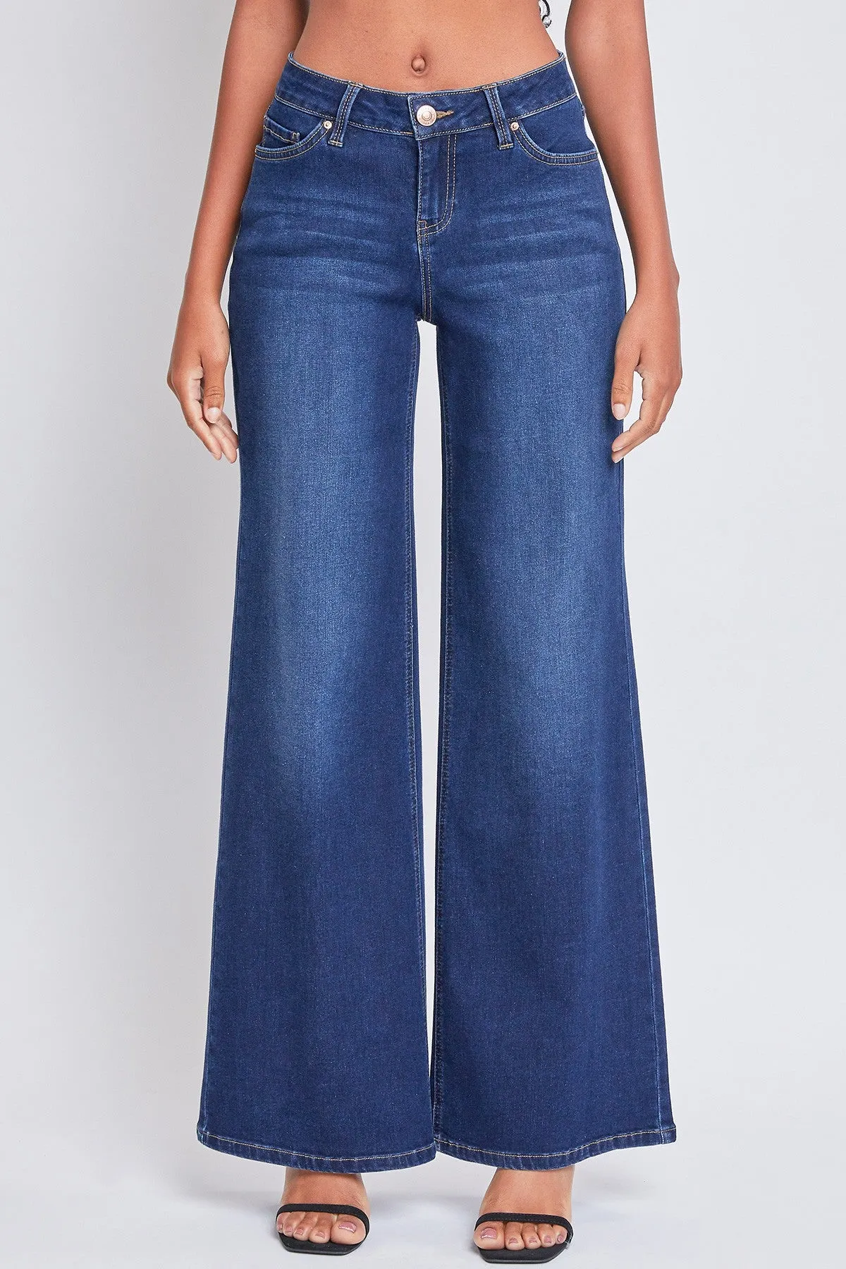 Low Rise Wide Leg Jeans