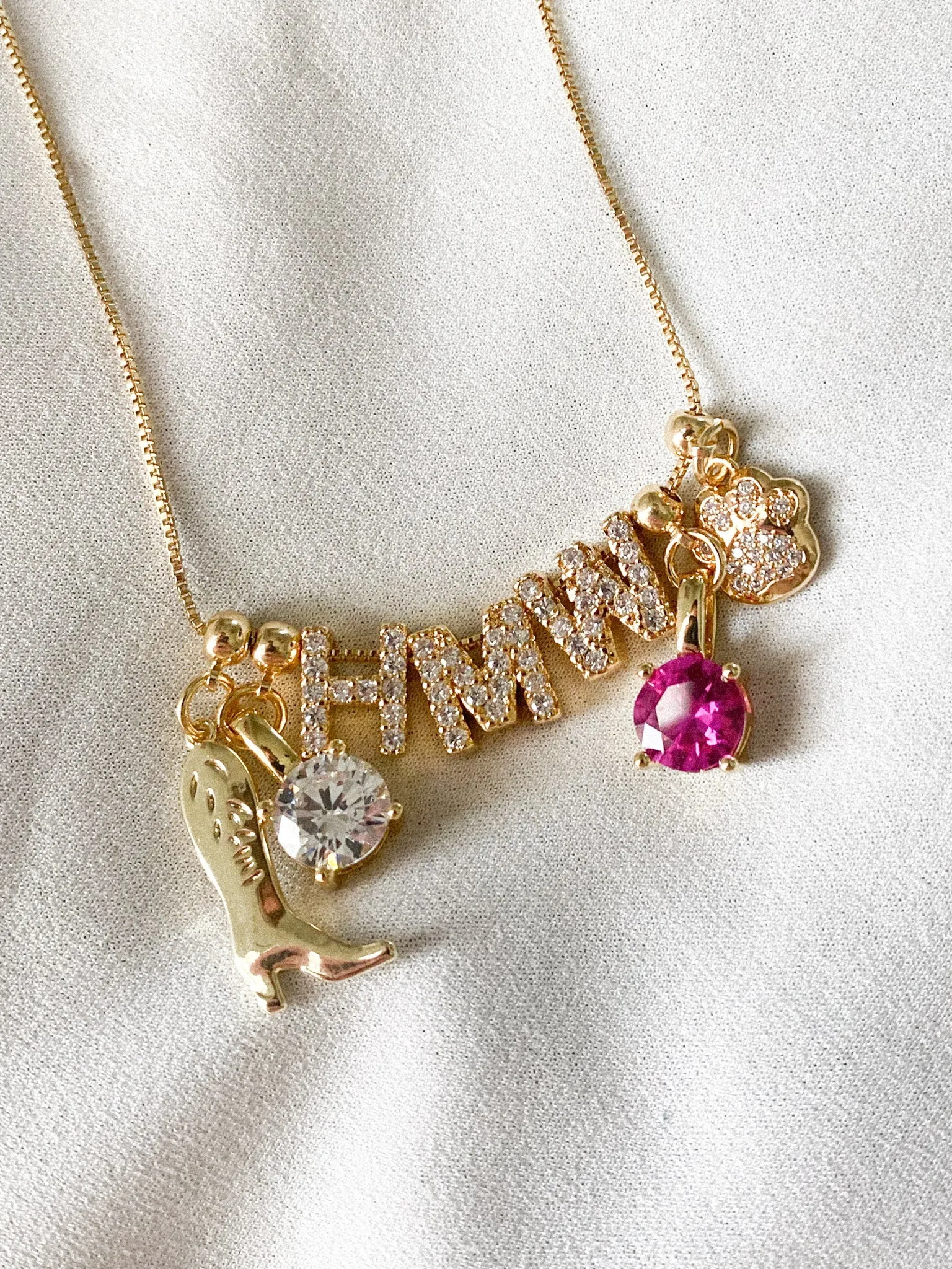 LUX Letter Slide - Kinsey Charm Bar