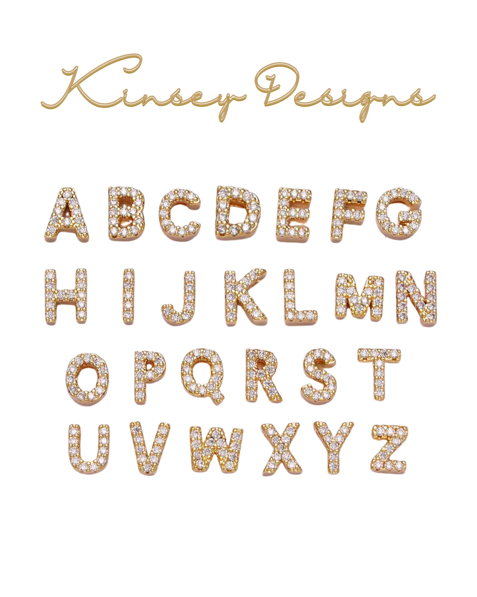 LUX Letter Slide - Kinsey Charm Bar