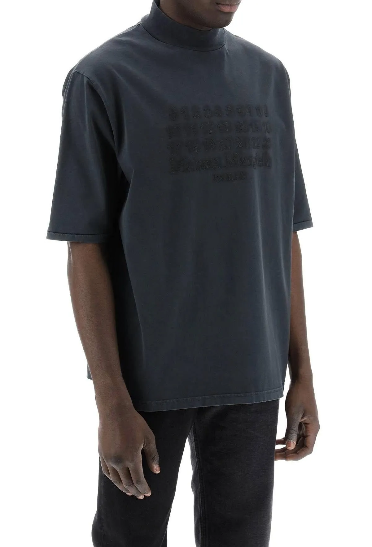 Maison Margiela  |Street Style Plain Cotton Short Sleeves Logo Designers