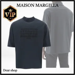 Maison Margiela  |Street Style Plain Cotton Short Sleeves Logo Designers