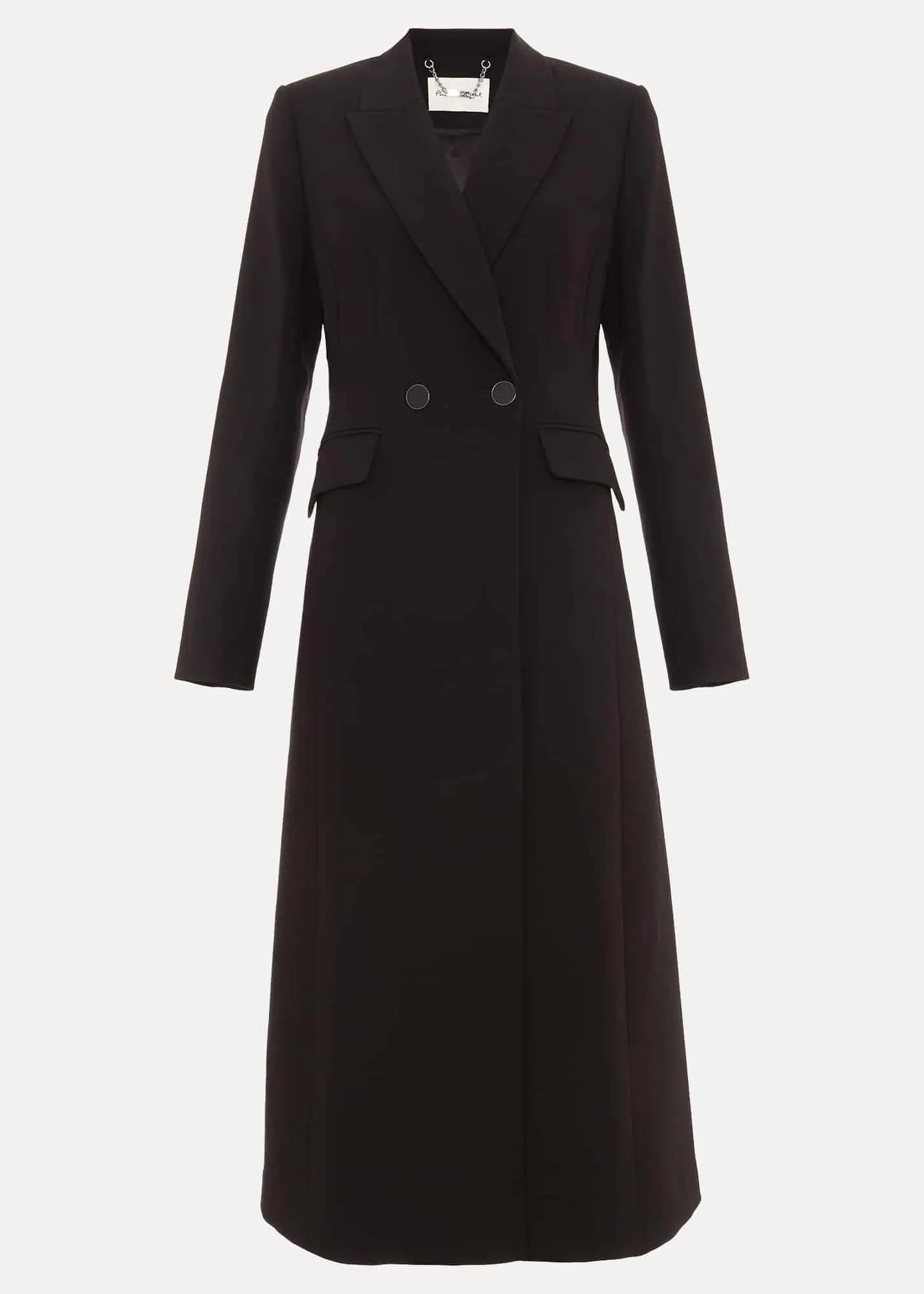 Maya Fitted Crepe Coat