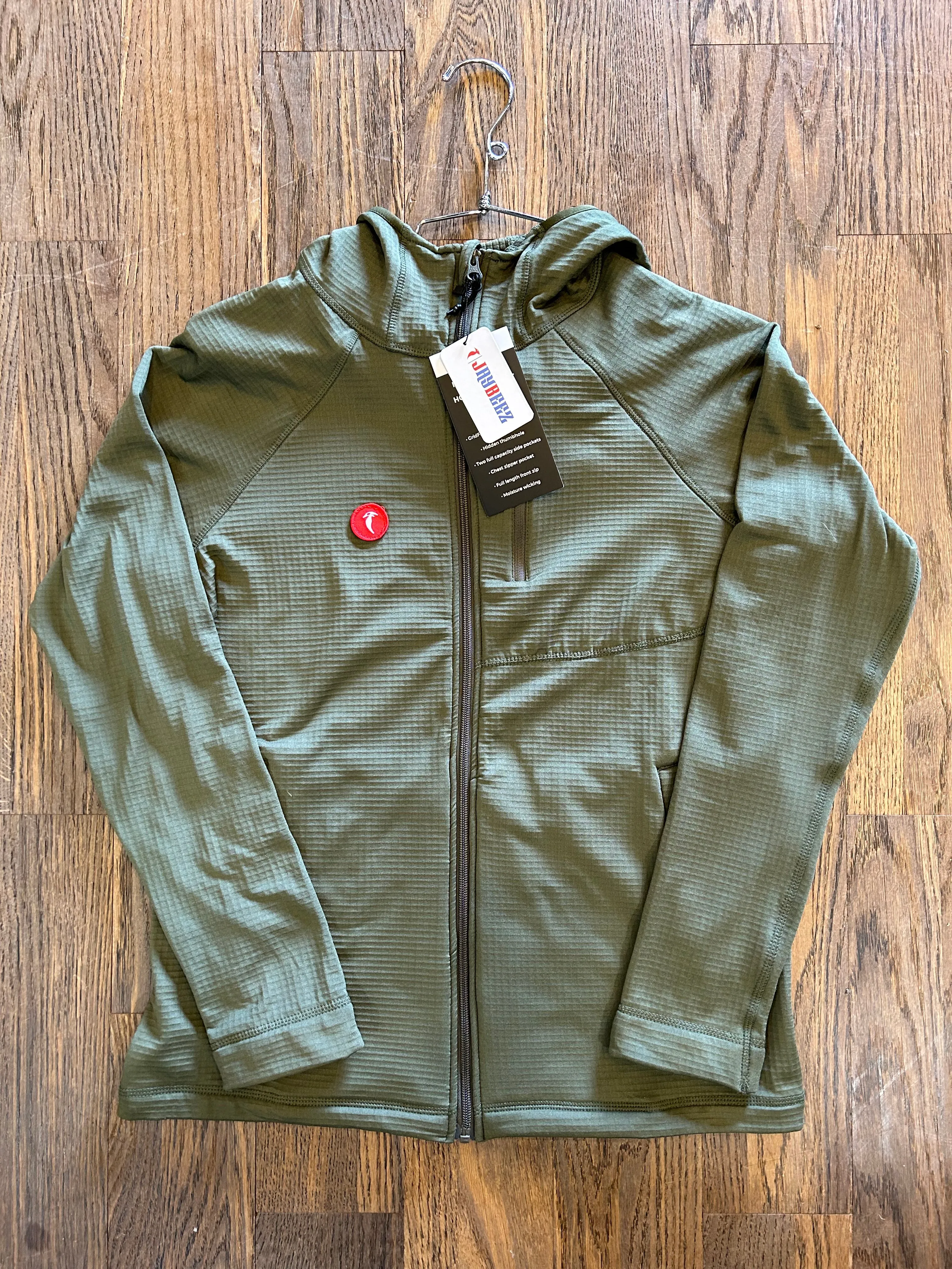 Men's JayBeez Waffle Hooded Jacket