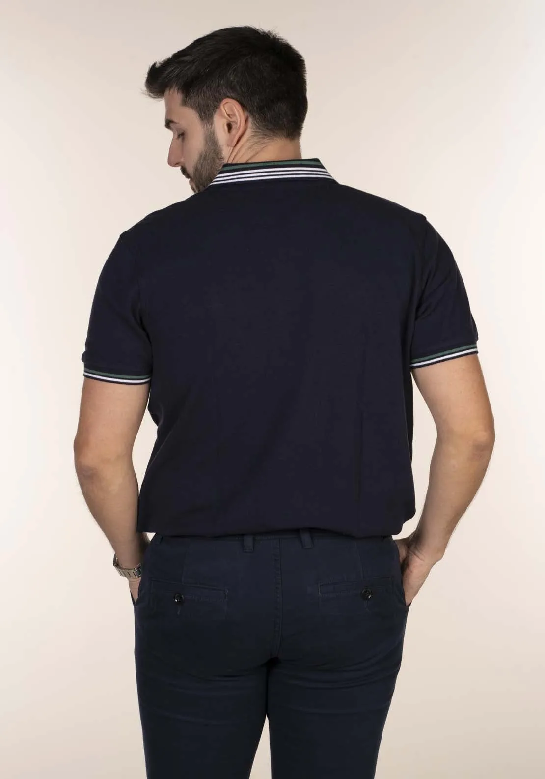 Mens Navy Polo Shirt