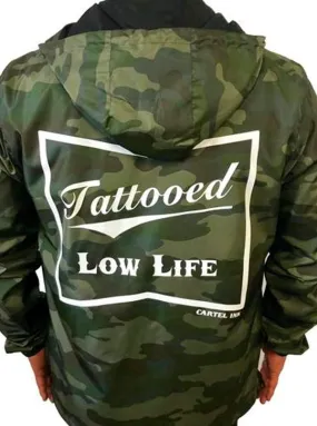 Men's Tattooed Low Life Wind Breaker