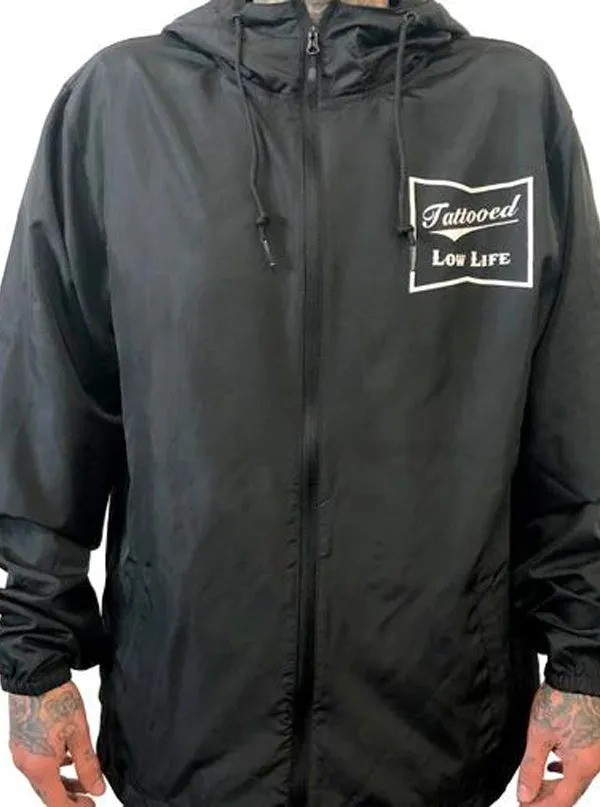 Men's Tattooed Low Life Wind Breaker