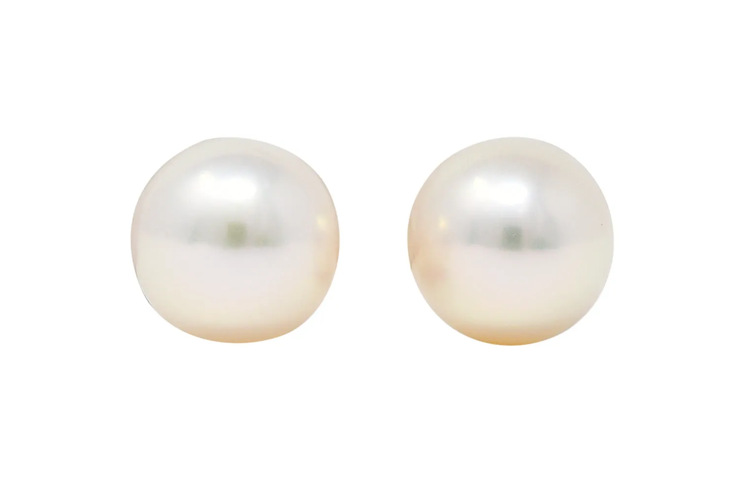 Mikimoto Cultured Pearl 18 Karat Gold Stud Earrings