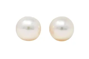 Mikimoto Cultured Pearl 18 Karat Gold Stud Earrings