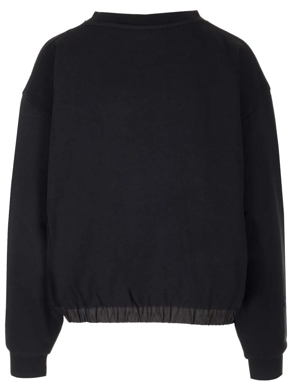 MONCLER  |Crew Neck Street Style Long Sleeves Plain Cotton Logo