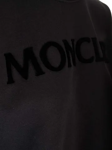 MONCLER  |Crew Neck Street Style Long Sleeves Plain Cotton Logo