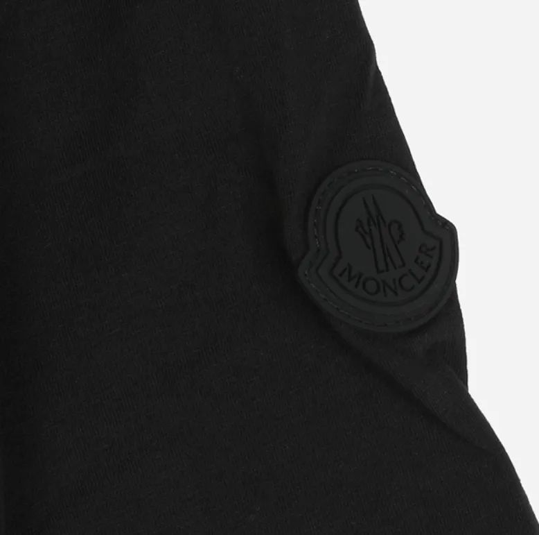 MONCLER  |Sweat Street Style Cotton Logo T-Shirts