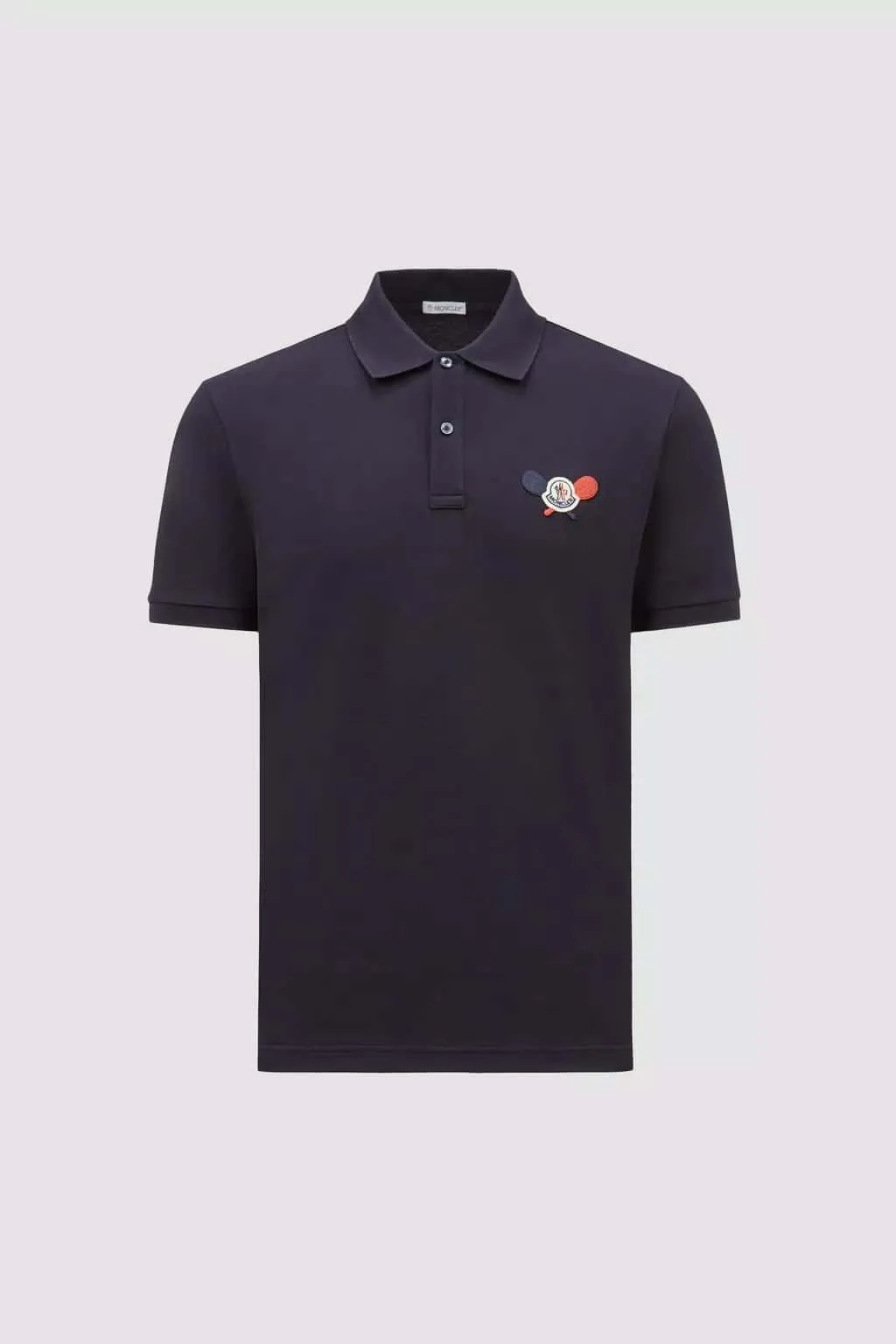 MONCLER  |Tennis Logo Patch Polo Shirt