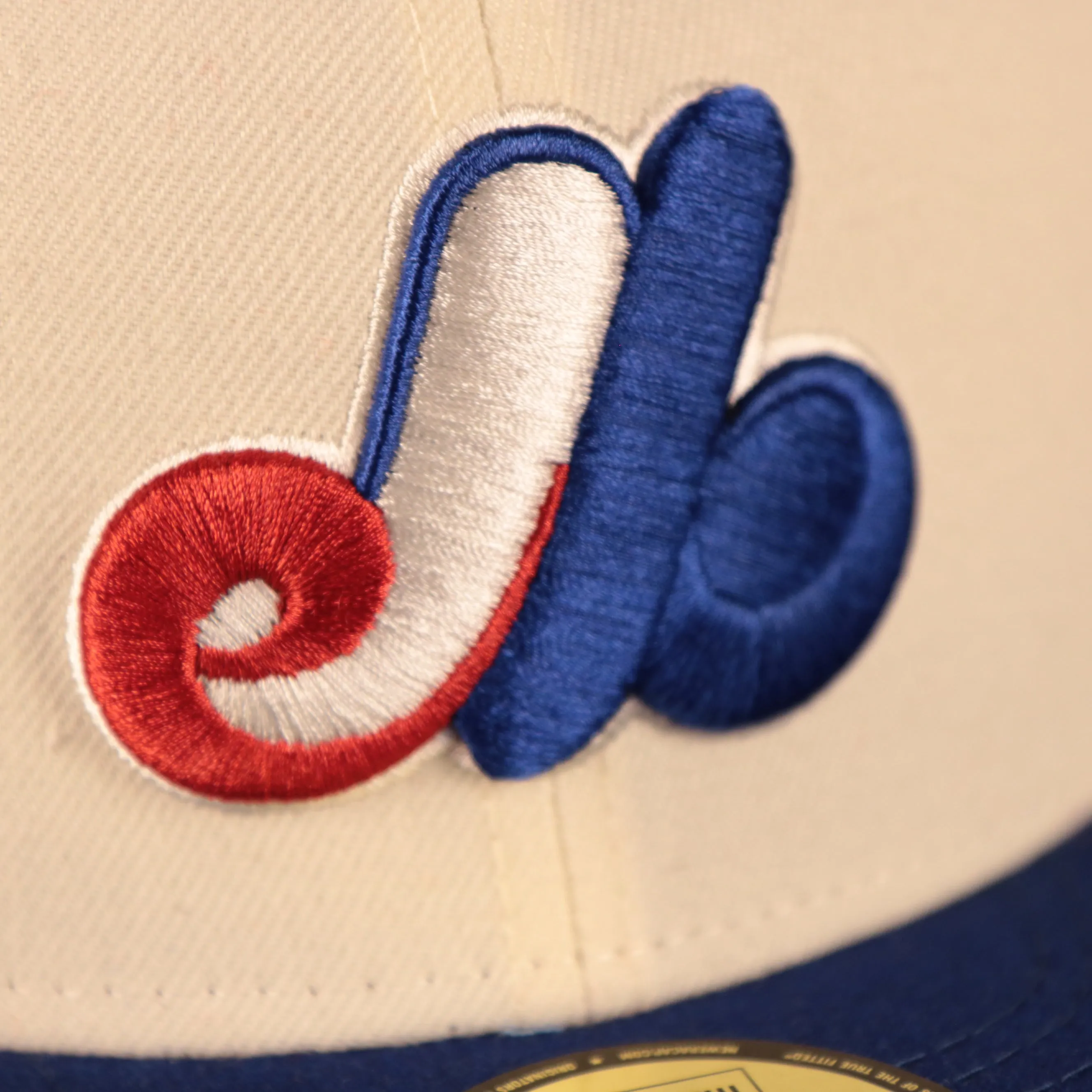 Montreal Expos 1982 All Star Game Partie D'etoiles Crystal Side Patch Icy Blue Bottom 59Fifty Fitted Cap