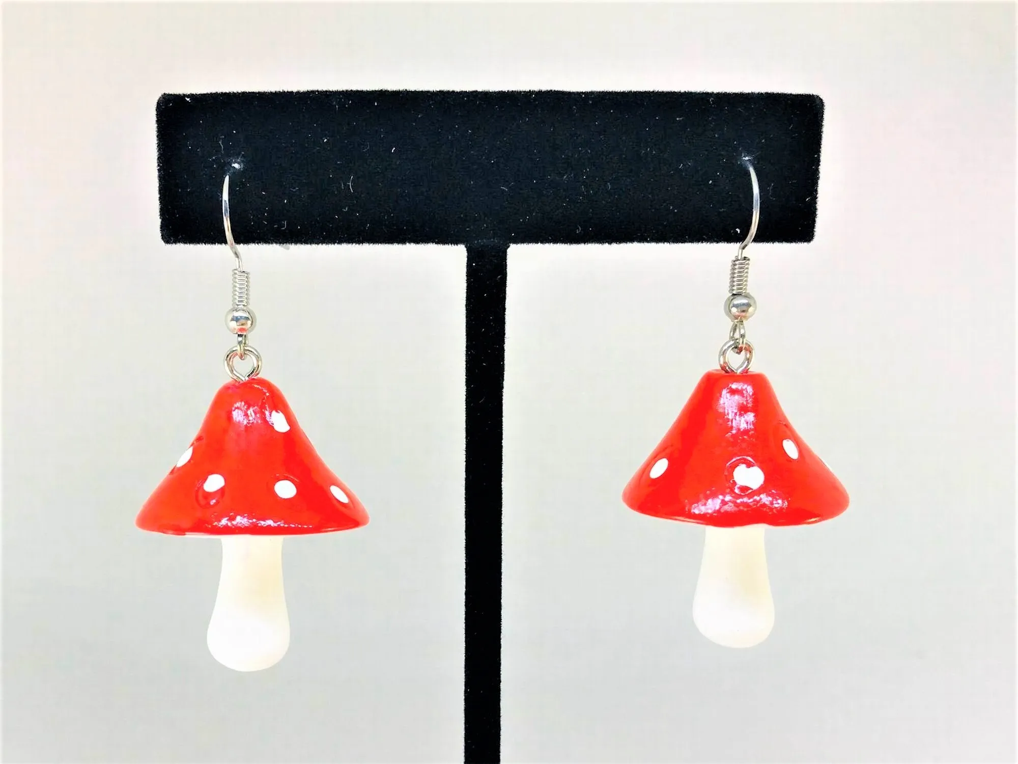 Mushroom Novelty Earrings, Fungi Jewelry