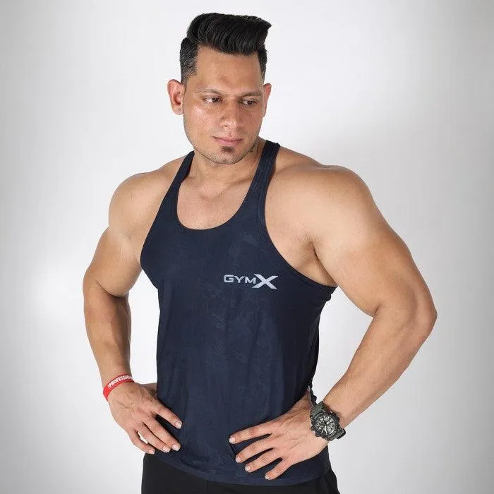 Navy Blue Leopard Stringer - Animal Instinct- Sale