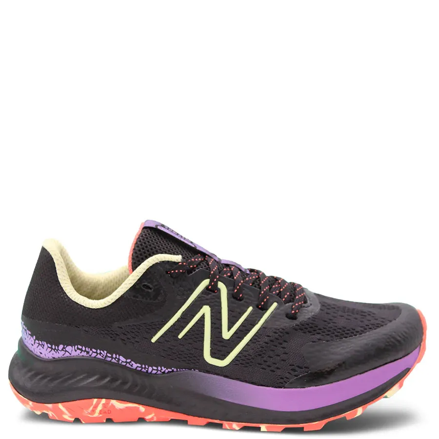 NEW BALANCE WOMEN'S NITREL TRAIL BLACK/PURPLE SHOES