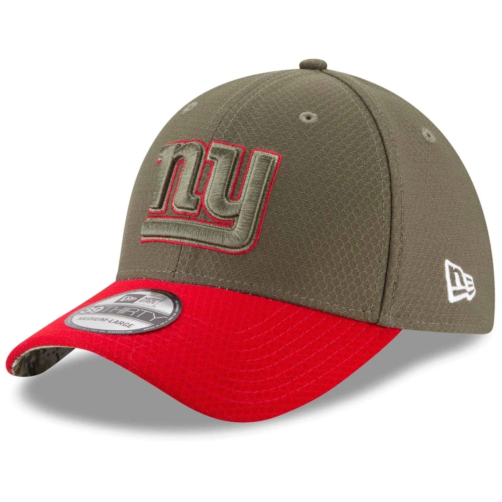 New York Giants 2017 On Field Salute To Service Stretch Fit Cap