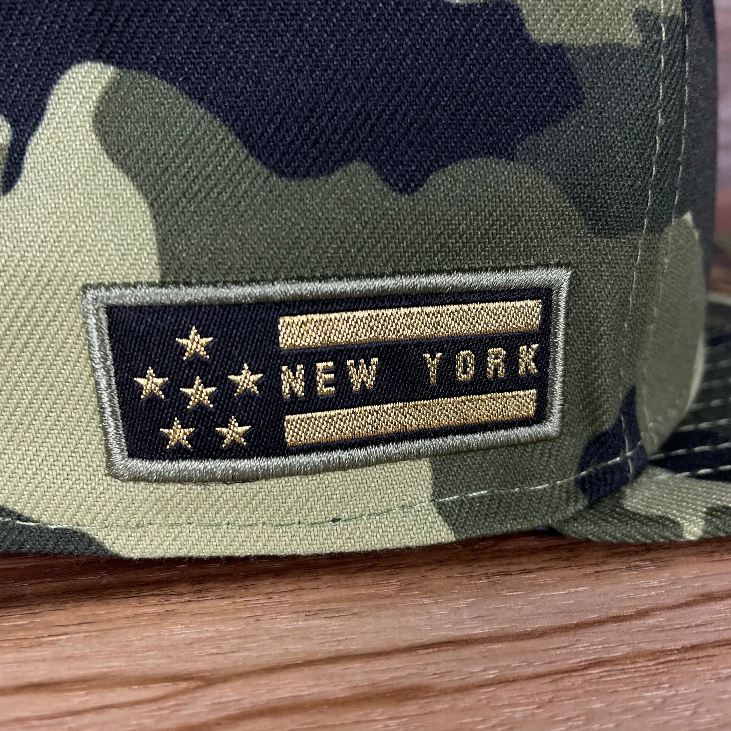 New York Mets 2022 Armed Forces Day / Memorial Day Side Patch 59Fifty Fitted Cap | Camo