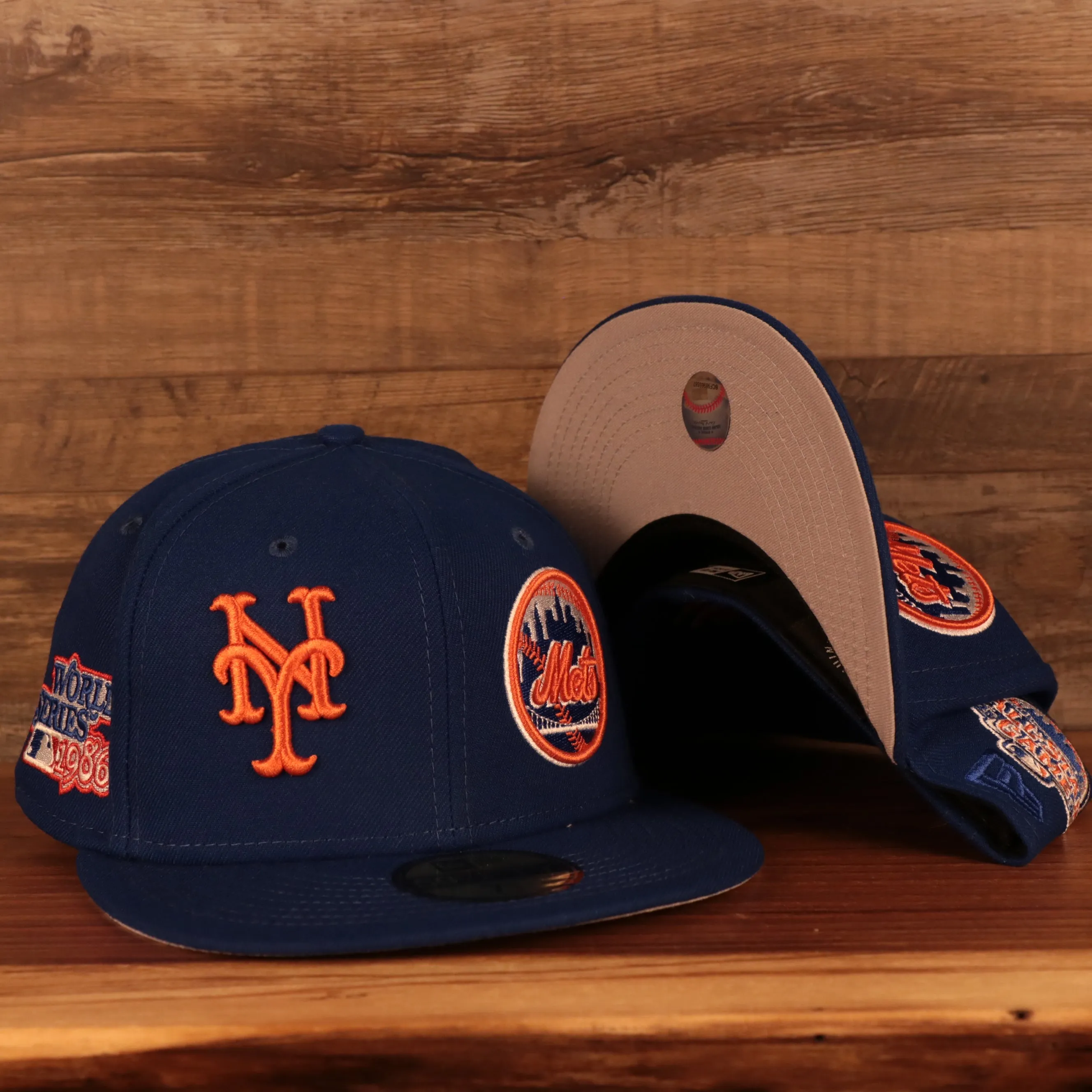 New York Mets Patch Pride All Over Gray Bottom Side Patch 59Fifty Fitted Cap