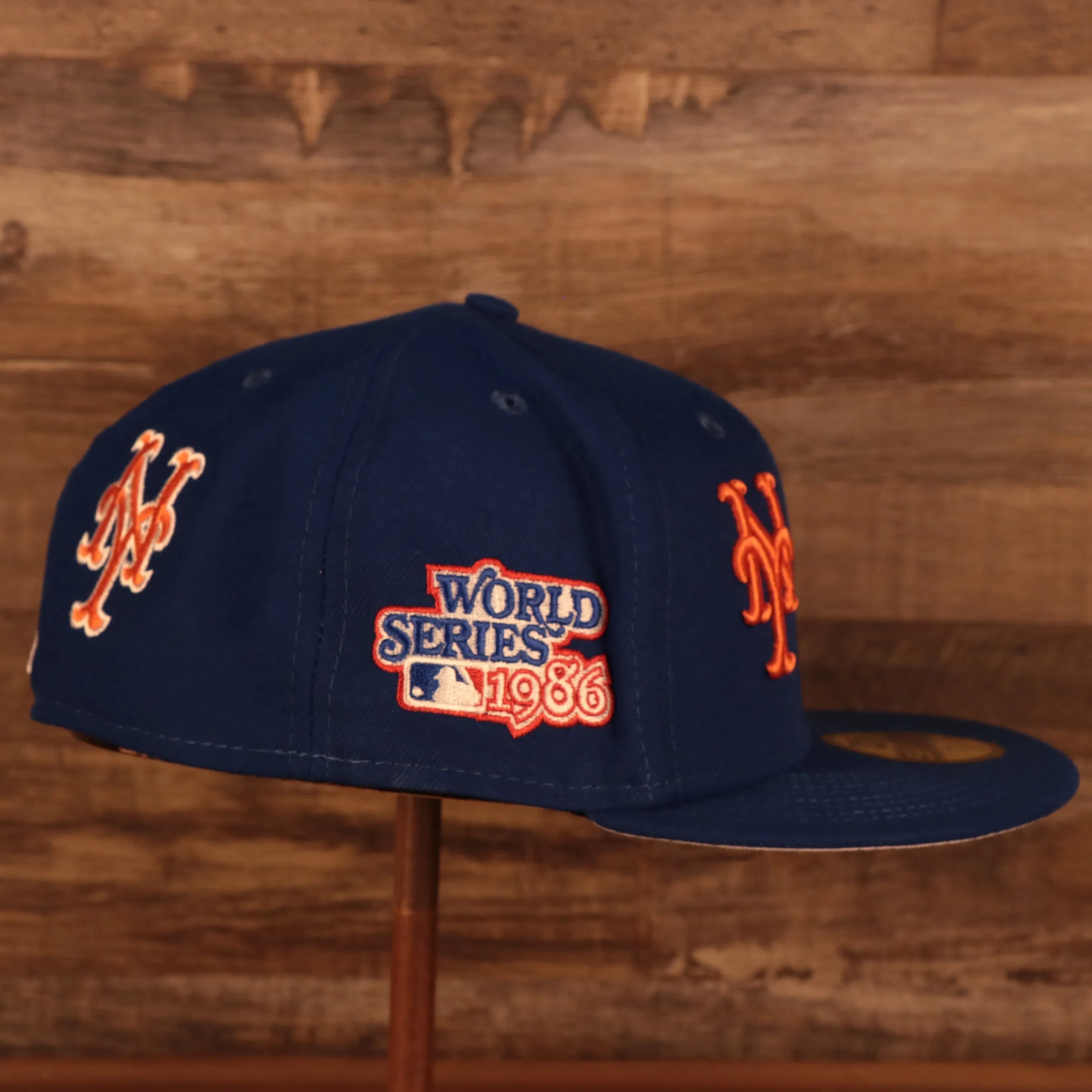 New York Mets Patch Pride All Over Gray Bottom Side Patch 59Fifty Fitted Cap