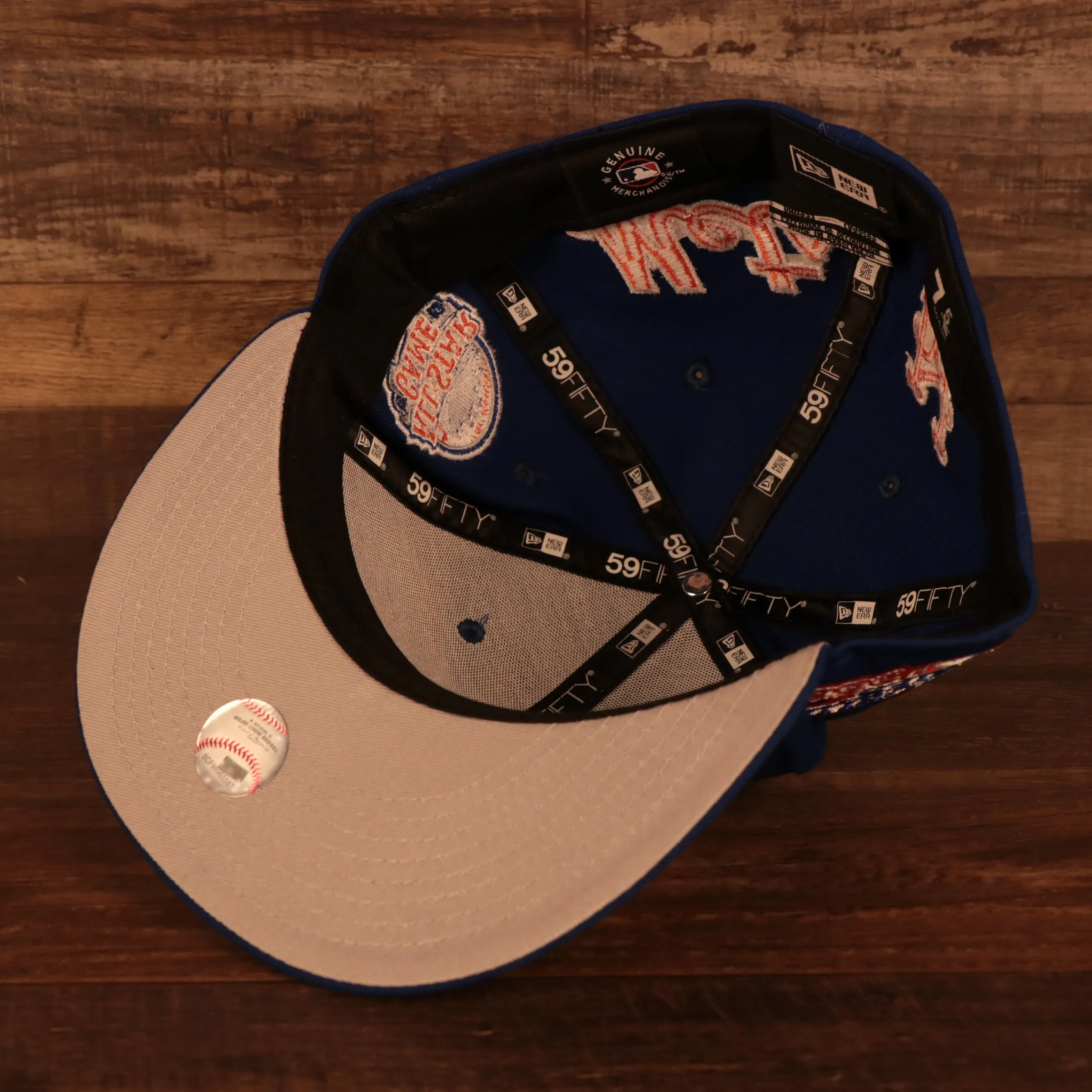 New York Mets Patch Pride All Over Gray Bottom Side Patch 59Fifty Fitted Cap