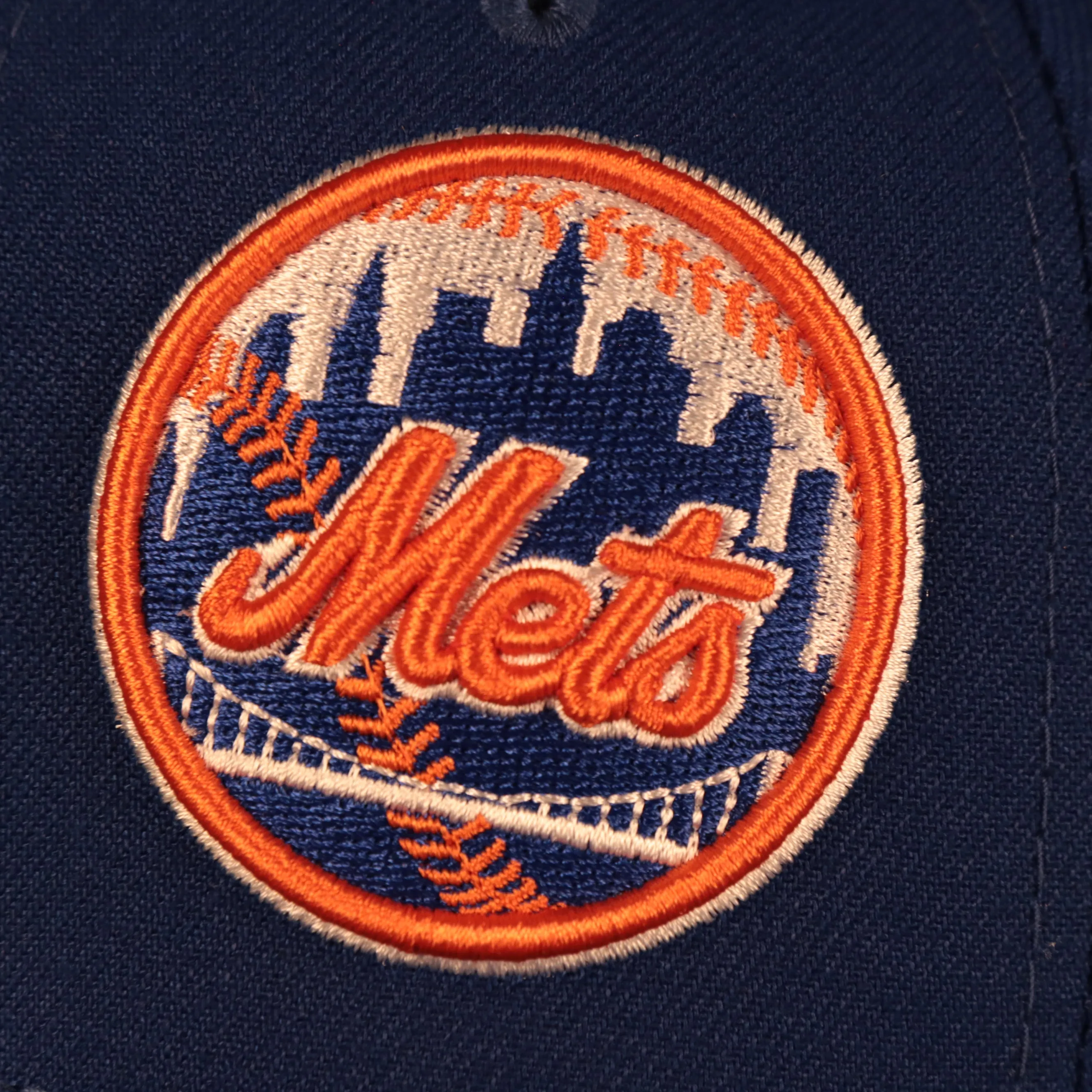 New York Mets Patch Pride All Over Gray Bottom Side Patch 59Fifty Fitted Cap