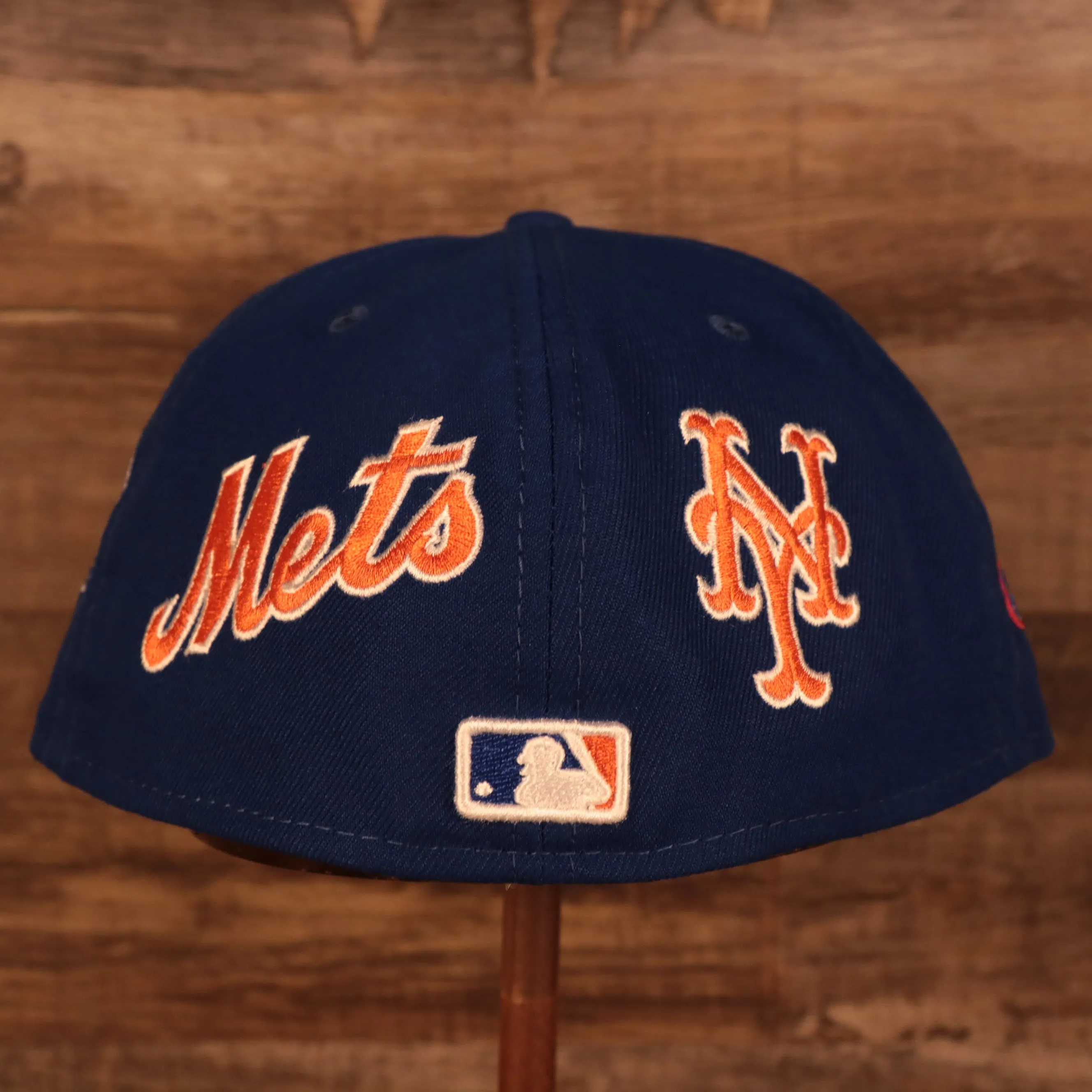 New York Mets Patch Pride All Over Gray Bottom Side Patch 59Fifty Fitted Cap