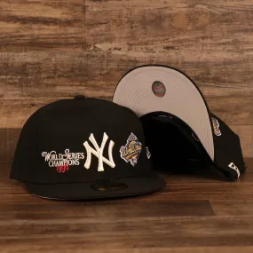 New York Yankees 1996 World Series Script Patch Gray Bottom 59Fifty Fitted Cap