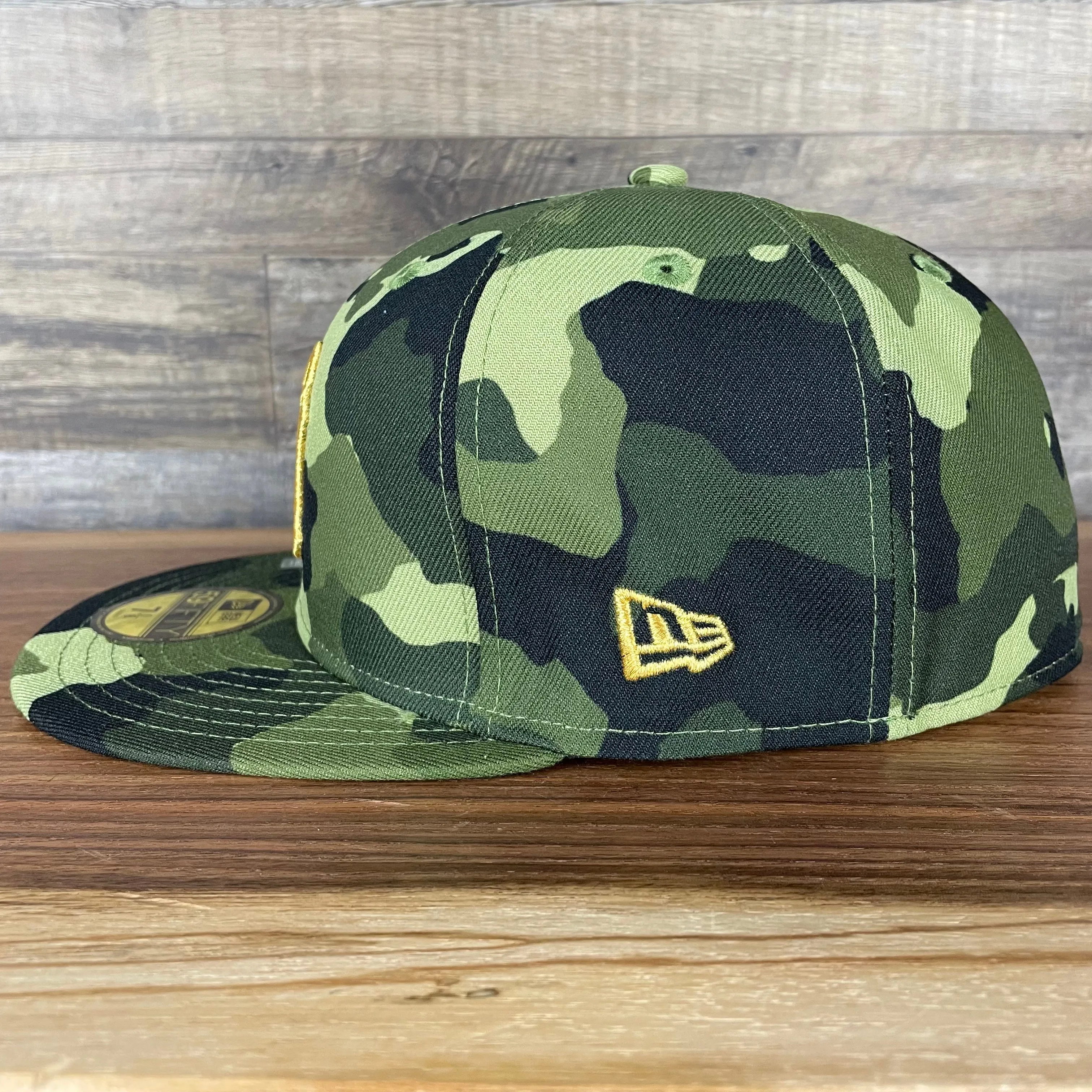 New York Yankees 2022 Armed Forces Day / Memorial Day Side Patch 59Fifty Fitted Cap | Camo