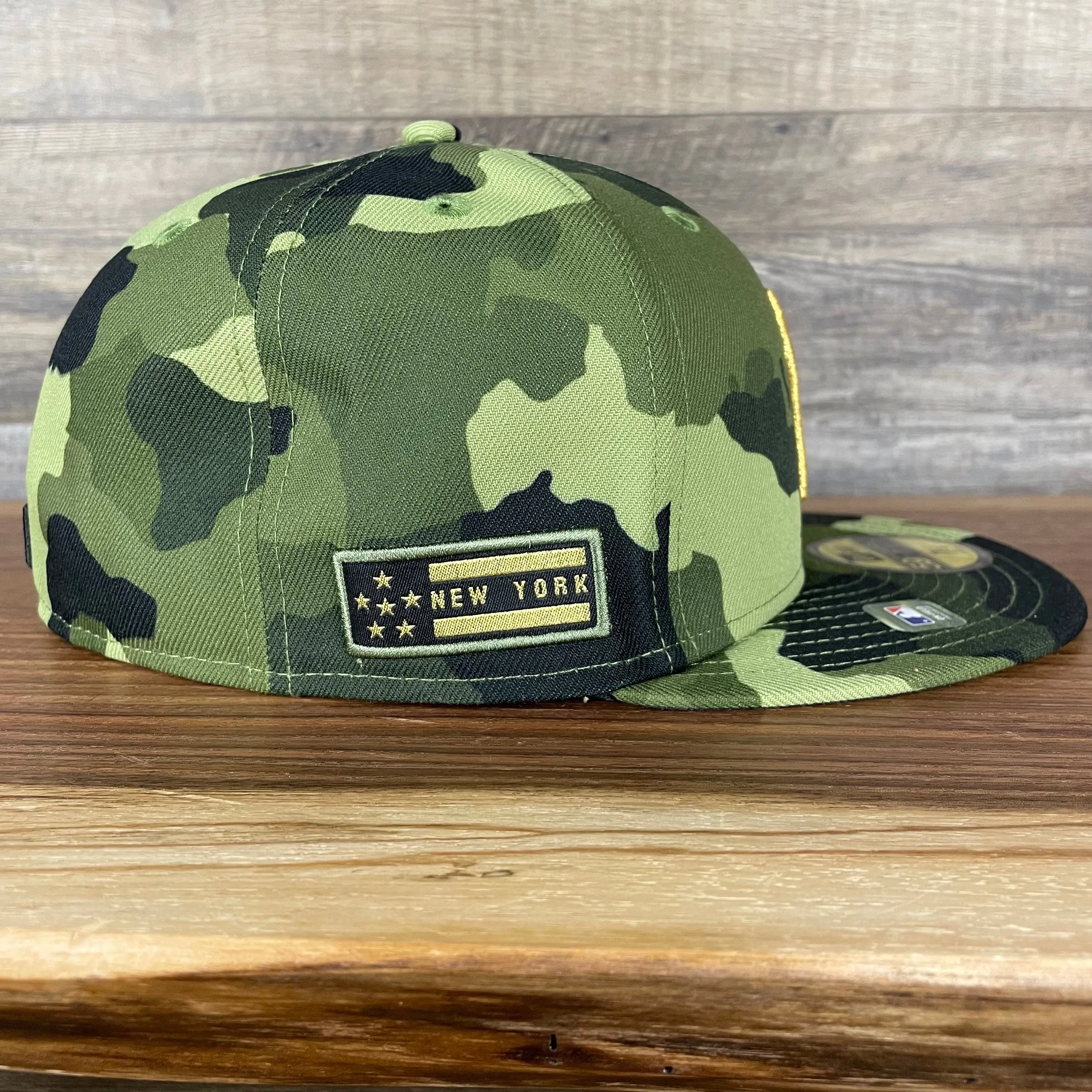 New York Yankees 2022 Armed Forces Day / Memorial Day Side Patch 59Fifty Fitted Cap | Camo